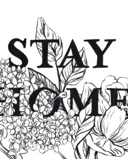 Coloriage StayHome1