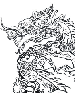 coloriage dragon1