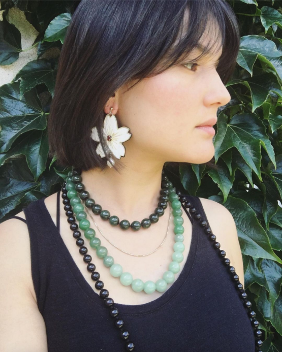 Boucles d'Oreilles Sakura Or II – Image 2