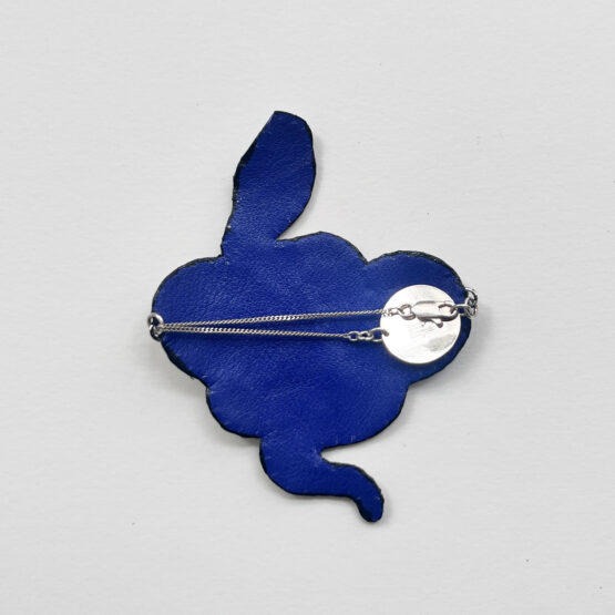 Bracelet Serpent Bleu et argent – Image 5
