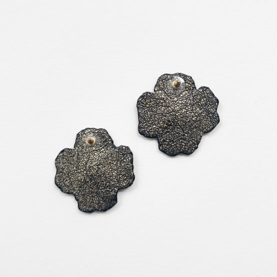 Boucles d'Oreilles Fleurs Or II – Image 3