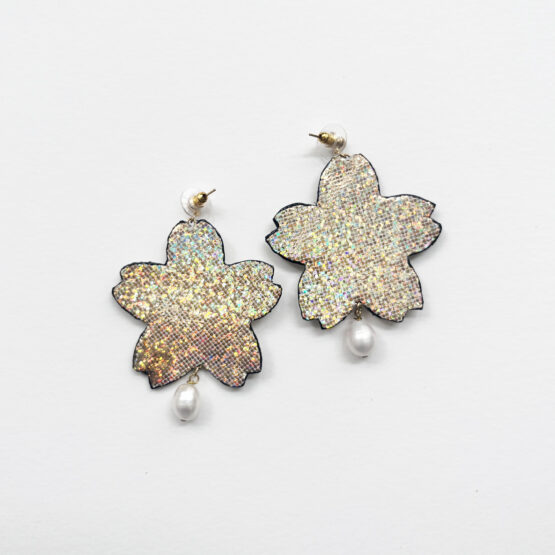 Boucles d'Oreilles Sakura Or II – Image 3